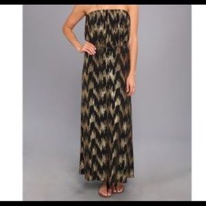 Women's Strapless Maxi Dress